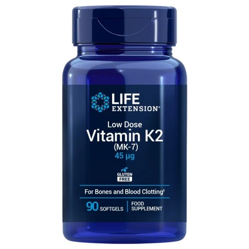 Przejdź do produktu LIFE EXTENSION Low-Dose Vitamin K2 MK7 EU (90 kaps.)