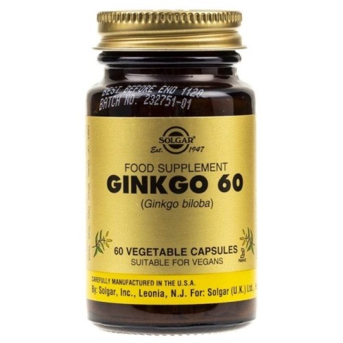 Przejdź do produktu SOLGAR Ginkgo 60 - Ginkgo Biloba (60 kaps.)
