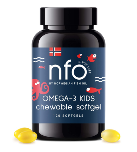 Przejdź do produktu NFO Omega-3 Kids Chewable (120 kaps. miękkich do żucia)