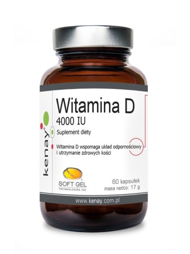 Przejdź do produktu KENAY Witamina D3 4000 IU (60 kaps.)
