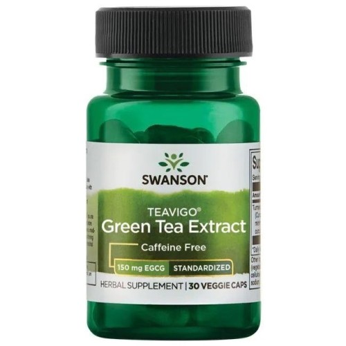 Przejdź do produktu SWANSON TEAVIGO Green Tea Extract Caffeine Free (30 kaps.)