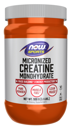 Przejdź do produktu NOW FOODS Creatine Monohydrate, Micronized - Kreatyna Mikronizowany Monohydrat w proszku (500 g)
