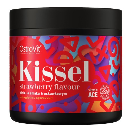 Przejdź do produktu OSTROVIT Kissel strawberry flavour - Kisiel truskawkowy (200 g)