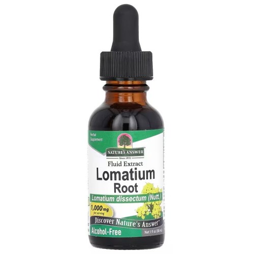 Przejdź do produktu NATURE'S ANSWER Lomatium Root - Korzeń Lomatium (30 ml)