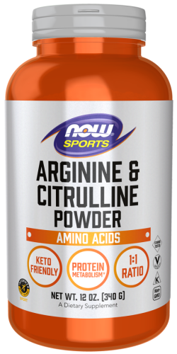 Przejdź do produktu NOW FOODS L-Arginina i L-Cytrulina (340 g)