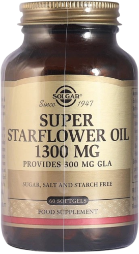 Przejdź do produktu SOLGAR Super Starflower Oil 1300 mg - Olej z Ogórecznika (60 kaps.)