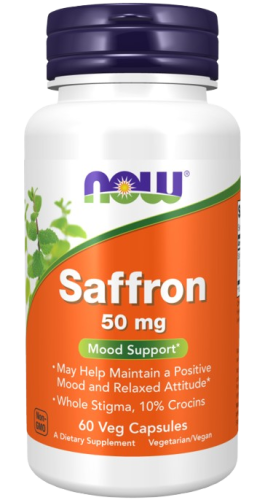 Przejdź do produktu NOW FOODS Saffron Szafran 50 mg Szafran (60 kaps.)