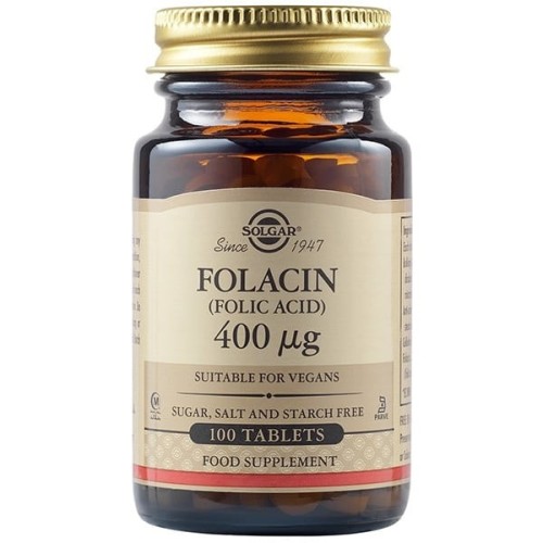 Przejdź do produktu SOLGAR Folacin (Folic Acid) - Kwas foliowy 400 mcg (100 tabl.)