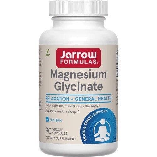Przejdź do produktu JARROW FORMULAS Magnesium Glycinate - Glicynian magnezu (90 kaps.)