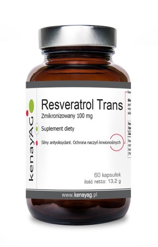 Przejdź do produktu KENAY Zmikronizowany Resveratrol 100 mg (60 kaps.)