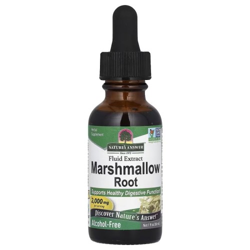 Przejdź do produktu NATURE'S ANSWER Marshmallow Root - Korzeń prawoślazu lekarskiego (30 ml)