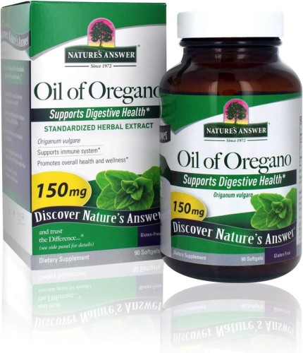 Przejdź do produktu NATURE'S ANSWER Oil of Oregano - Olejek z oregano (90 kaps.)