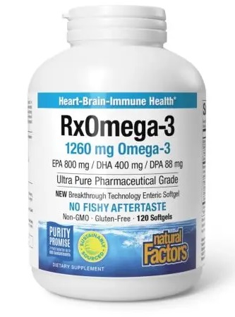 Przejdź do produktu NATURAL FACTORS RxOmega-3 (120 kaps.)