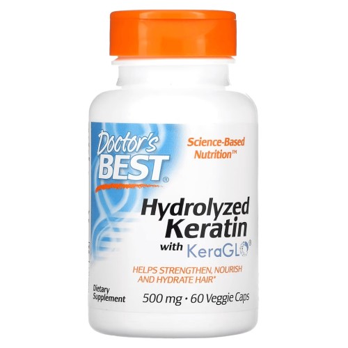 Przejdź do produktu DOCTOR'S BEST Hydrolyzed Keratin 500 mg (60 kaps.)