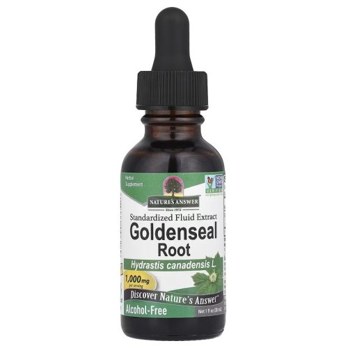 Przejdź do produktu NATURE'S ANSWER Goldenseal Root Liquid - Korzeń gorzknika kanadyjskiego (30 ml)
