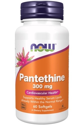 Przejdź do produktu NOW FOODS Pantethine 300 mg (60 kaps.)