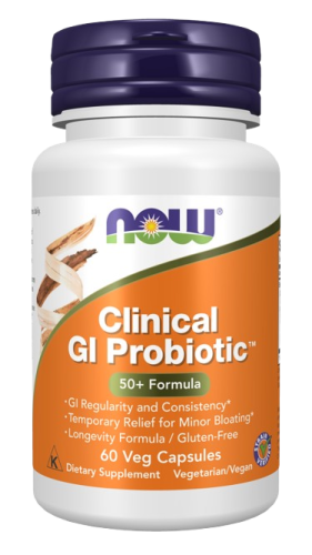 Przejdź do produktu NOW FOODS Clinical GI Probiotic (60 kaps.)