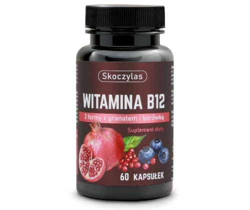 Przejdź do produktu WITAMINA B12 3 formy z granatem i borówką