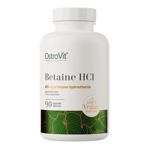 Przejdź do produktu OSTROVIT Betaina HCl Vege (90 kaps.)