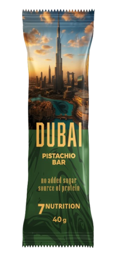 Przejdź do produktu 7NUTRITION Baton proteinowy Dubai - smak pistacjowy (40 g)