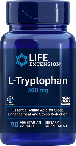 Przejdź do produktu LIFE EXTENSION L-Tryptophan 500 mg (90 kaps.)