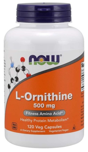Przejdź do produktu NOW FOODS L-Ornithine 500 mg (120 kaps.)