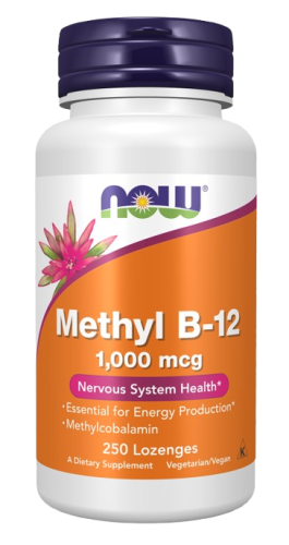 Przejdź do produktu NOW FOODS Methyl B12 1000 mcg (250 tabl.)