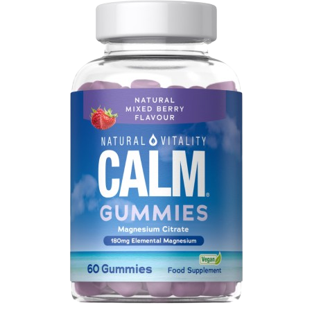 Przejdź do produktu NATURAL VITALITY Calm Magnesium, smak malinowo-truskawkowy (60 żelek)