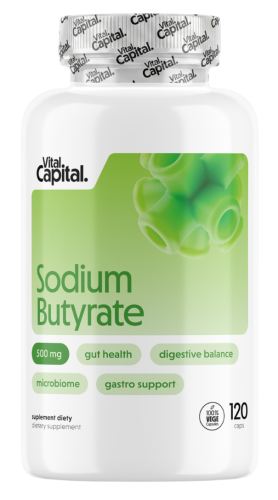 Przejdź do produktu VITALCAPITAL Sodium Butyrate (120 kaps.)