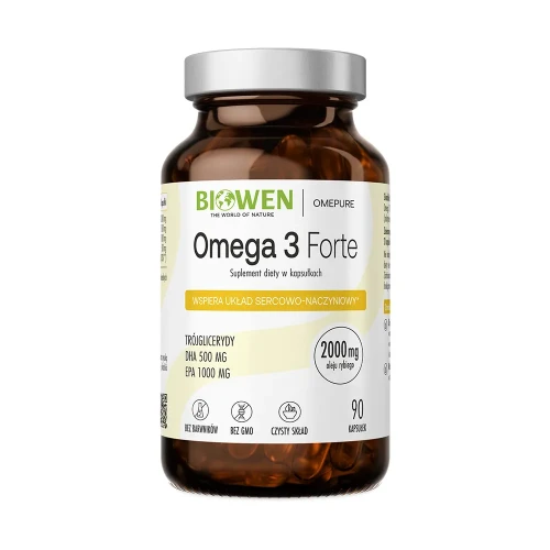 Przejdź do produktu Omega 3 Forte - 1000 mg EPA, 500 mg DHA BIOWEN - 90 kapsułek