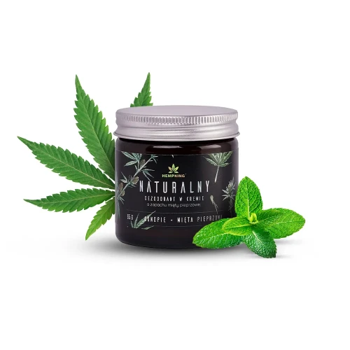 Przejdź do produktu Naturalny dezodorant konopny z CBD i miętą pieprzową HempKing