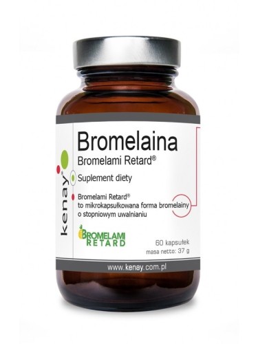 Przejdź do produktu KENAY Bromelaina - Bromelami Retard (60 kaps.)
