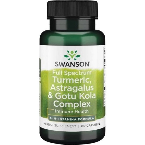 Przejdź do produktu SWANSON Full Spectrum Turmeric Astragalus & Gotu Kola Complex (60 kaps.)