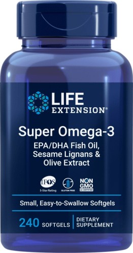 Przejdź do produktu LIFE EXTENSION Super Omega-3 EPA/DHA z Lignanami Sezamowymi i Ekstraktem z Oliwek (240 kaps.)