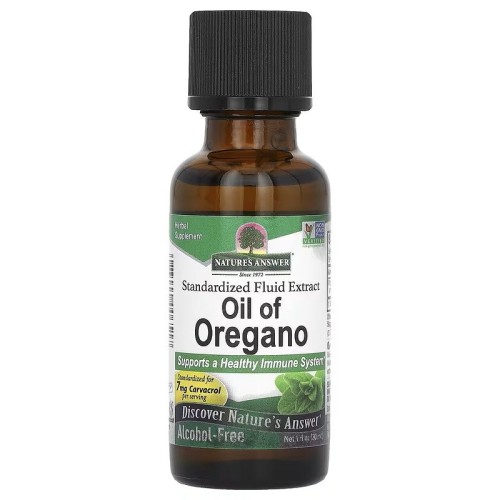 Przejdź do produktu NATURE'S ANSWER Oil of Oregano - Olejek z oregano (30 ml)