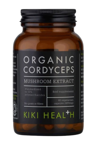 Przejdź do produktu KIKI HEALTH Organic Cordyceps ekstrakt  400 mg - Ekstrakt z grzyba Cordyceps (60 kaps.)