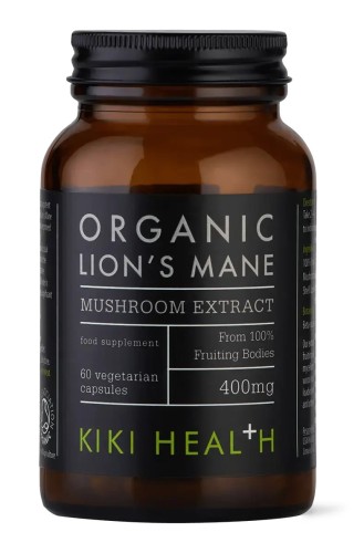 Przejdź do produktu KIKI HEALTH Organic Lion's Mane Mushroom Extract - Soplówka jeżowata (60 kaps.)