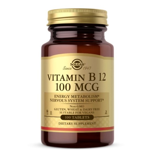 Przejdź do produktu SOLGAR Vitamin B12 - Witamina B12 100 mcg (100 tabl.) (1)