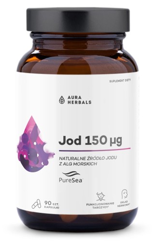Przejdź do produktu AURA HERBALS Jod 150 μg, PureSea (60 kaps.)