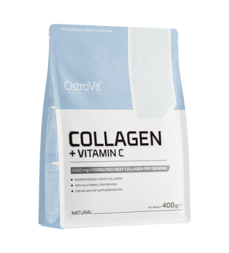Przejdź do produktu OSTROVIT Kolagen + Witamina C naturalny (400 g)