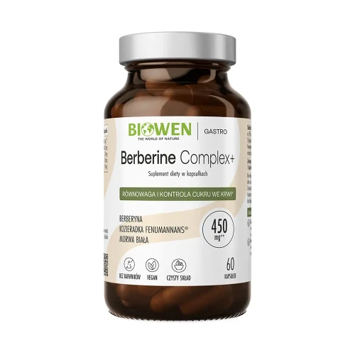 Przejdź do produktu Berberine Complex+ 510 mg BIOWEN - 60 kapsułek