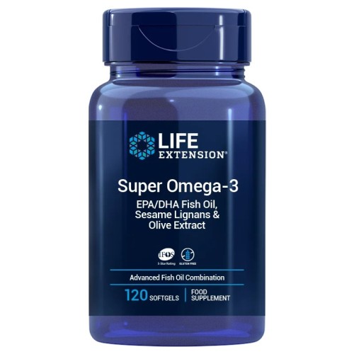 Przejdź do produktu LIFE EXTENSION Super Omega-3 EPA/DHA z Lignanami Sezamowymi i Ekstraktem z Oliwek (120 kaps. miękkich)