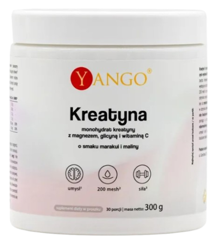 Przejdź do produktu YANGO Kreatyna Marakuja-Malina (300 g)