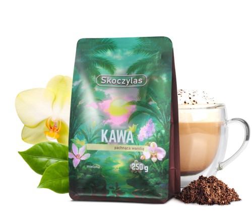 Przejdź do produktu KAWA pachnąca wanilią mielona 250 g