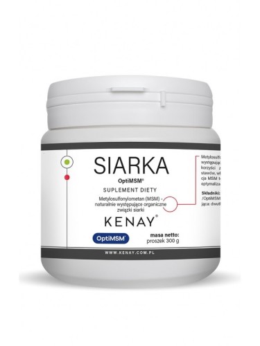 Przejdź do produktu KENAY Siarka OptiMSM (300 g)