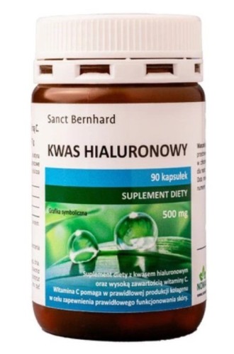 Przejdź do produktu KRAUTERHAUS SANCT BERNHARD Kwas hialuronowy (90 kaps.)