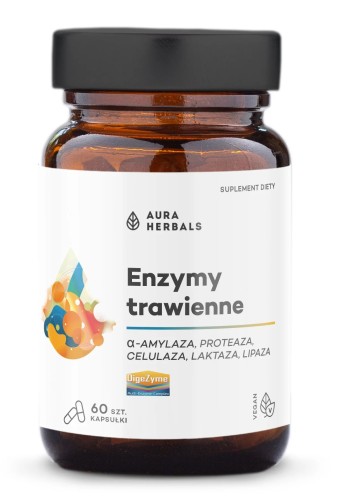 Przejdź do produktu AURA HERBALS Enzymy trawienne DigeZyme (60 kaps.)