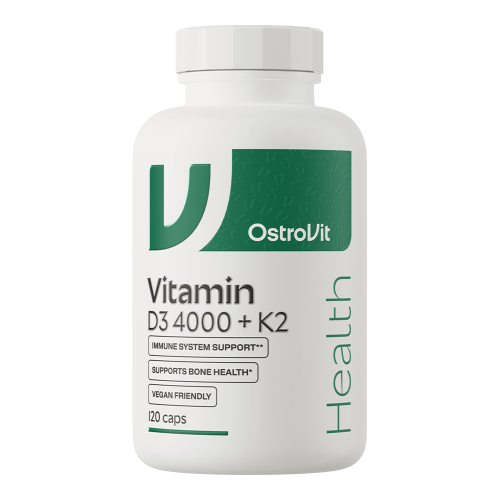 Przejdź do produktu OSTROVIT Witamina D3 4000 IU + K2 VEGE (120 kaps.)