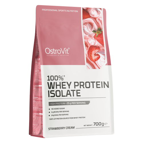 Przejdź do produktu OSTROVIT 100% Whey Protein smak kremowej truskawki (700 g)
