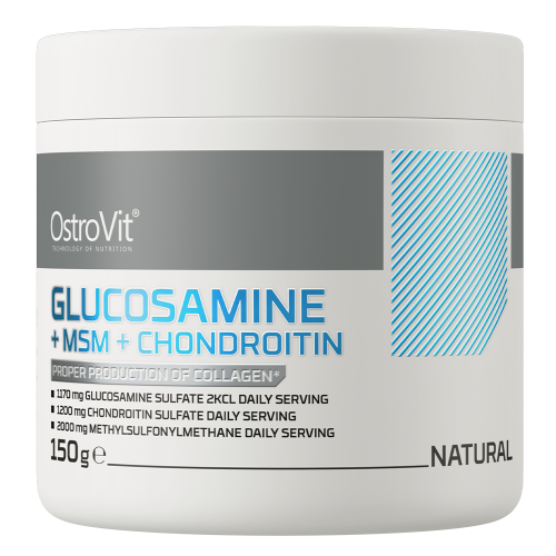 Przejdź do produktu OSTROVIT Glukozamina + MSM + Chondroityna (150 g)